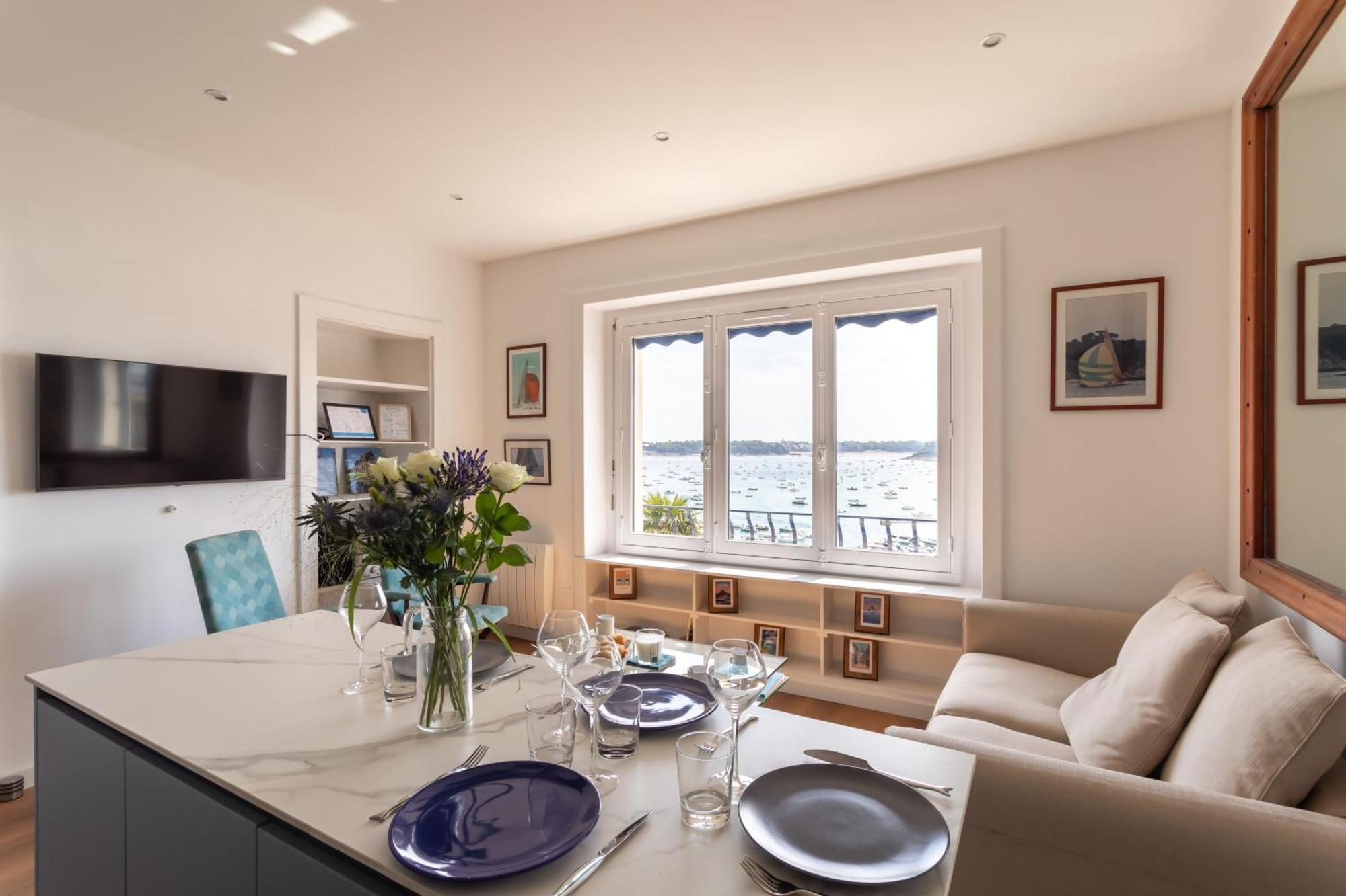 Le Beauvoir 1 - Appt Vue Mer Динард Екстериор снимка